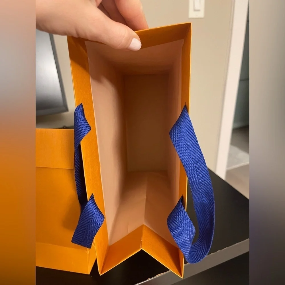 Louis Vuitton Bags with Bold Blue Accents